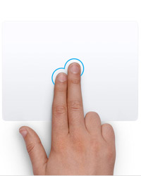 Right click with Apple trackpad